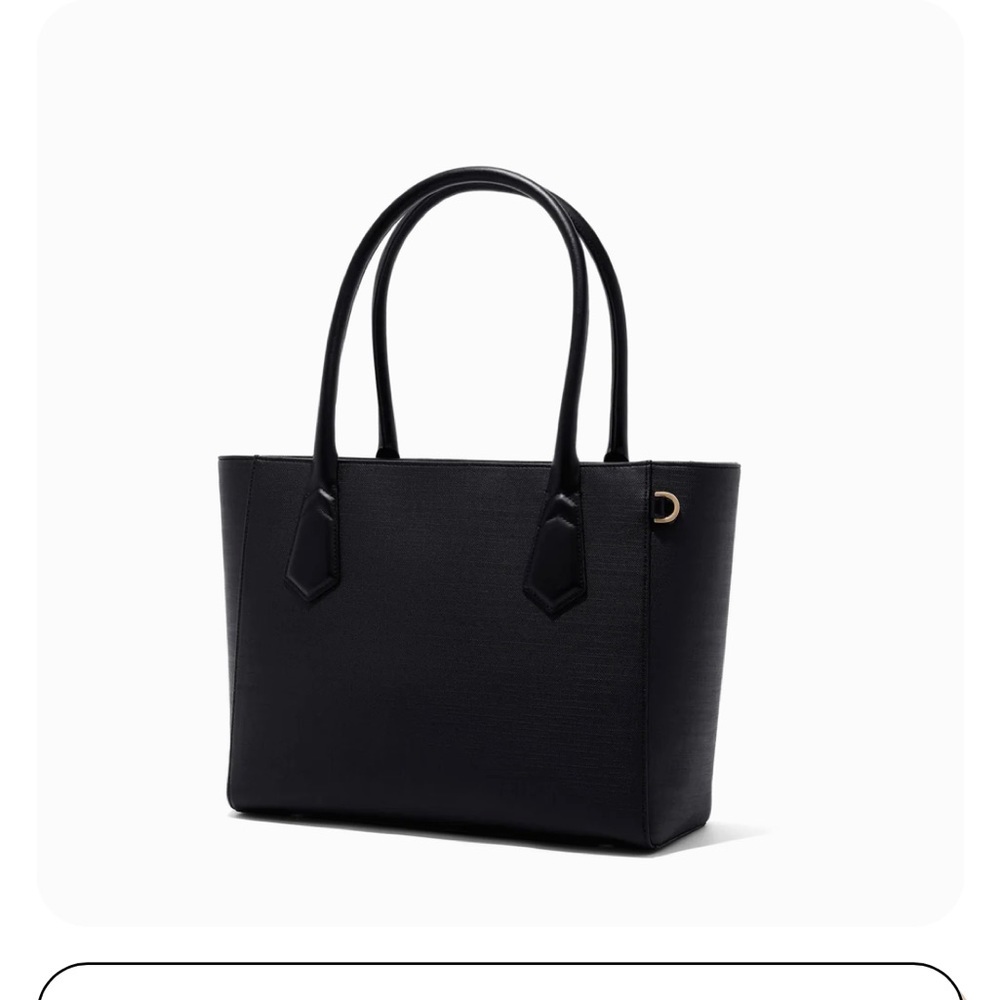 Dagne Dover Signature Tote in Onyx Black - Picture 2 of 11